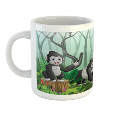 Orangutans in a Forest Mug