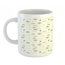 Monochrome Citrus Sketch Mug