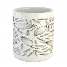 Monochrome Vintage Sketch Mug