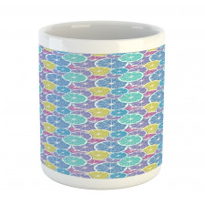 Abstract Colored Citrus Art Mug