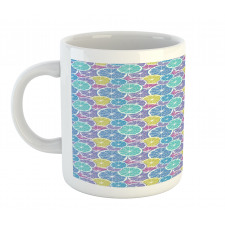 Abstract Colored Citrus Art Mug