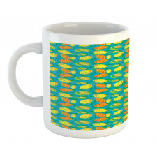 Funky Color Citrus Cartoon Mug