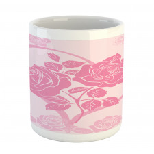 Roses in Heart Mug