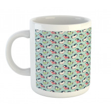 Arctic Animals Ice Skating Mug