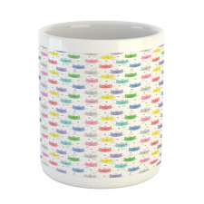 Colorful Princess Cats Mug