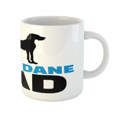 Dane Dad Text Mug