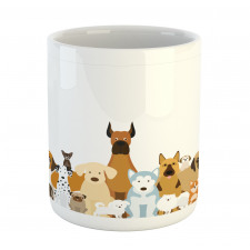 Funny Pet Breeds Cartoon Mug