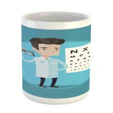 Doctor Holding Eyeglasses Mug