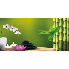 Bamboo Flower Orchid Stone Mug