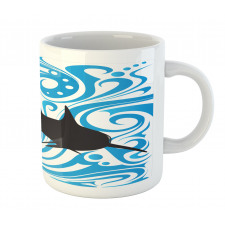 Swirling Waves and a Big Fish Mug