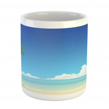 Exotic View Tree and Coconuts Mug