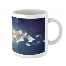 Polygonal Pixel Art Graphic Mug