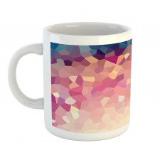 Abstract Blush Polygonal Mug