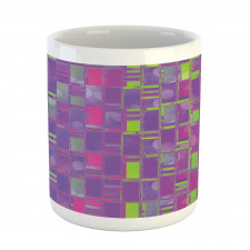 Abstract Distorted Cubes Mug