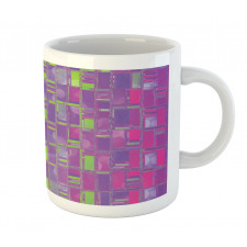 Abstract Distorted Cubes Mug