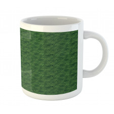 Palm Leaf Monochrome Mug