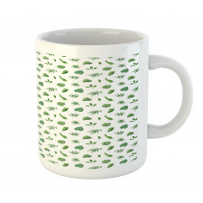 Simple Tropic Leaves Mug