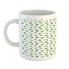 Simple Tropic Leaves Mug