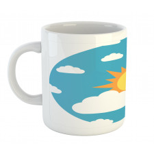 Day and Night Cartoon Mug