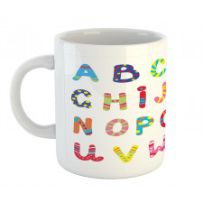 Funny Colorful Letters Mug