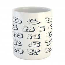 Monochrome Graffiti Art Mug