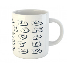 Monochrome Graffiti Art Mug