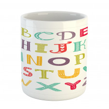 Colorful Education Content Mug