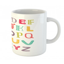 Colorful Education Content Mug