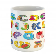 Happy Educational Letters Mug