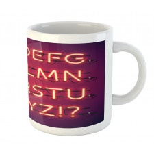 Contemporary Letters Art Mug