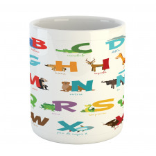 ABC Letters for Animals Mug