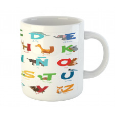 ABC Letters for Animals Mug