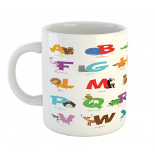 ABC Letters for Animals Mug