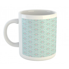 Intricate Pastel Flowers Mug