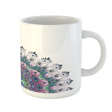 Exotic Wild Peacock Mug