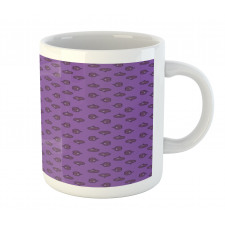 Doodle Hearts with Stripes Mug