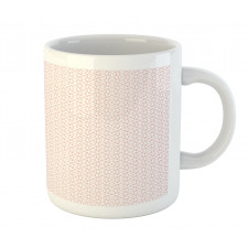 Repeating Geometric Floral Mug