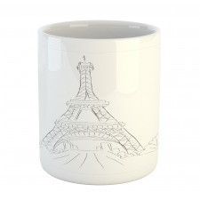 Pencil Drawn Monument Mug