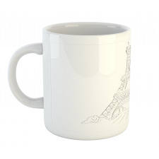 Pencil Drawn Monument Mug