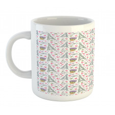 Romantic Doodle Items Mug