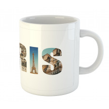 Modern Collage Wording Mug