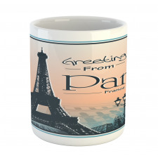 Greeting from Paris Mug