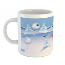 Winter at Woods Animals Mug