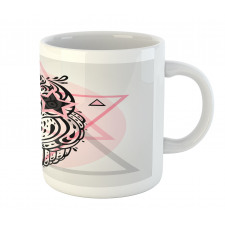 Funny Modern Art Bird Mug