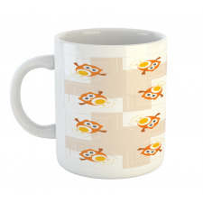 Cartoonish Flying Birds Mug