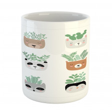 House Plant in Animal Pots Mug