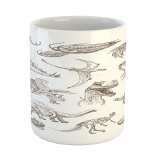 Dinosaurs Skeleton Mug