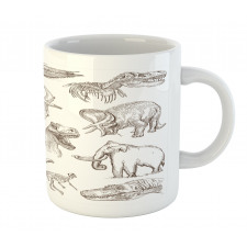 Dinosaurs Skeleton Mug