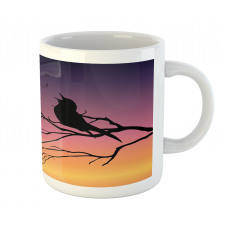 Gradient Sunrise Bird Mug