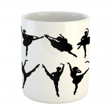 Monochrome Ballet Dancer Mug